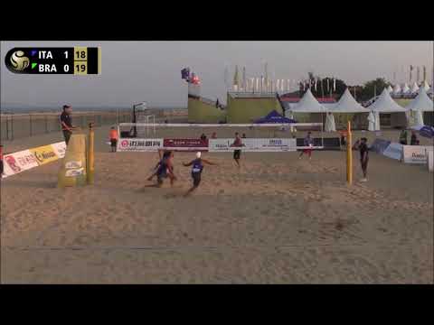 Adrian Carambula Fake Shot Beachvolleyball