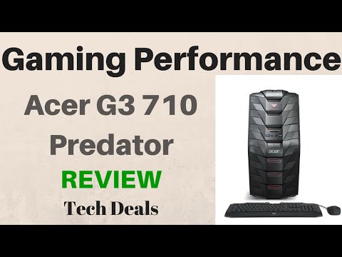 Gaming Performance Review - Acer G3-710 Predator - i5-6400 - GTX 950 Video