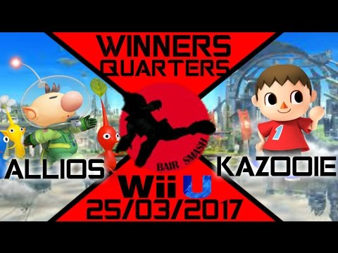 Bair Smash 11 Winners Quarters- BS | Allios (Olimar) Vs. Kazooie (Kirby, Villager) - Smash Wii U