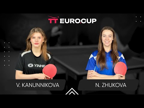 11:10 Vasylysa Kanunnikova - Nadiia Zhukova 30.08.2024 TT Euro.Cup Women Ukraine Star. TABLE 3