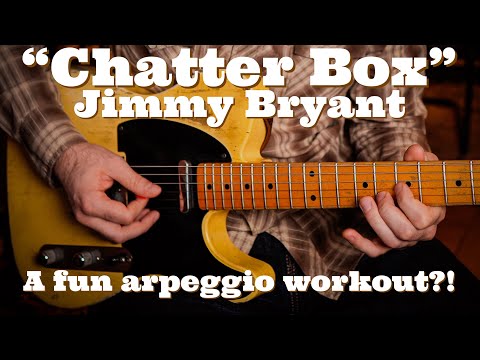 "Chatter Box" by Jimmy Bryant - fun arpeggio practice! Country Jazz guitar lesson!
