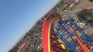 Superman Ultimate Flight (On-Ride) Six Flags Discovery Kingdom