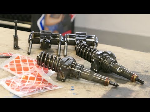 Pumpe Düse EInheit ausbauen, abdichten und einbauen tutorial