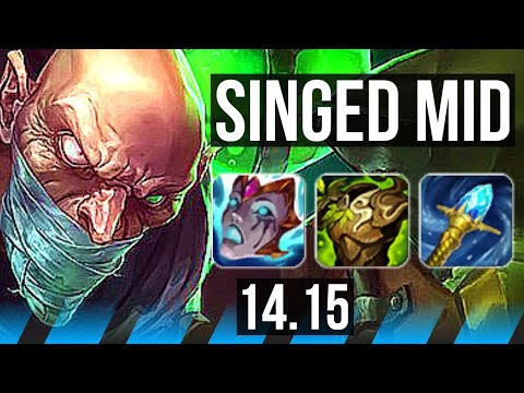 SINGED vs TRISTANA (MID) | 6/2/14, Rank 11 Singed | BR Grandmaster | 14.15