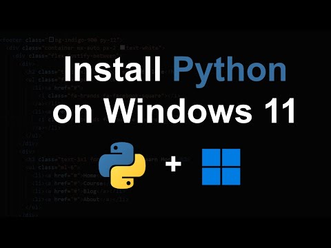 How to Install Python on Windows 11 for Beginners from Scratch