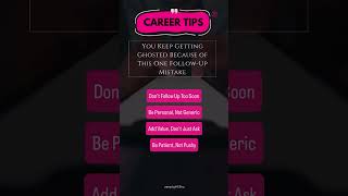 You Keep Getting Ghosted Because of This One Follow Up Mistake