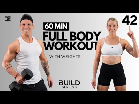 Day 42 | 1 Hour Strong - FULL BODY DUMBBELL WORKOUT | BUILD Series 2