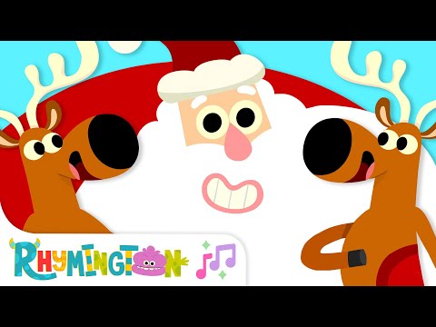 Up On The Housetop | Santa Song For Kids | Rhymington Square