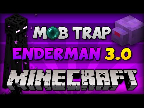 ✔ Minecraft: A MELHOR FARM DE ENDERMAN! // XP & PÉROLAS // MobTrap [ Tutorial PC e PE ]