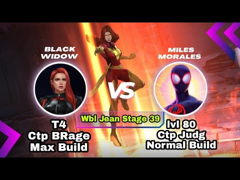 WBL JEAN 39 || T3 vs T4 !! BRage vs Judg🔥Miles Morales has Insane Damage vs T4 Black Widow #mff