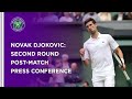 Novak Djokovic Second Round Press Conference | Wimbledon 2021