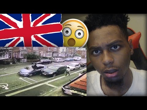 AMERICAN FIRST REACTION to LONDON STREETS CCTV/PHONE FOOTAGE (PART 2) | UK DRILL