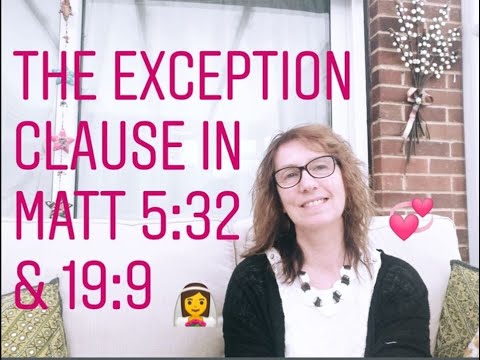 Jesus DIDN'T say you can get Divorced & Remarried for Adultery (see Matt 5:32 & 19:9)