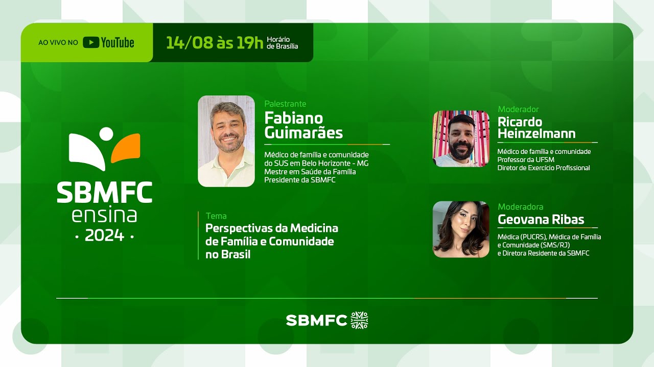 SBMFCensina 2024 - Perspectivas da Medicina de Família e Comunidade no Brasil