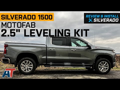 2019-2022 Silverado 1500 MotoFab 2.50-Inch Front / 2-Inch Rear Leveling Kit Review & Install