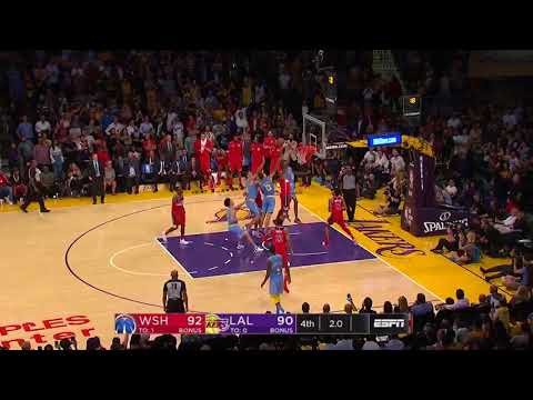 Brandon Ingram ties the game! - Los Angeles Lakers vs. Washington Wizards - 25/10/2017