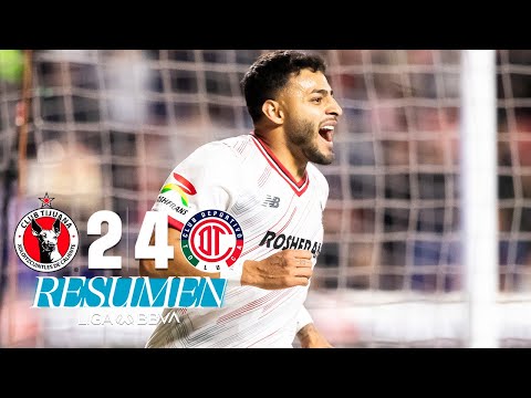 TIJUANA 2-4 TOLUCA J1 | PARTIDAZO y victoria de los Diablos