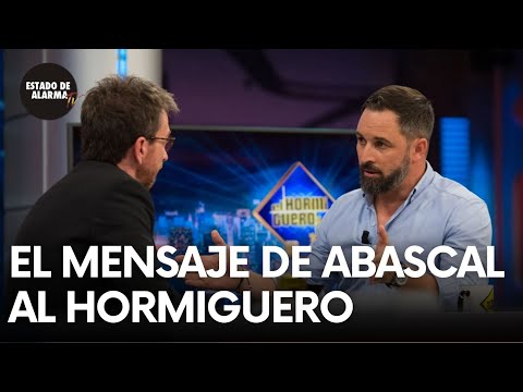 El ÚLTIMO mensaje de ABASCAL al Hormiguero