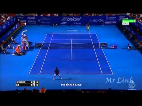 Kei Nishikori vs Yen Hsun Lu Highlights 2015 Acapulco 2R