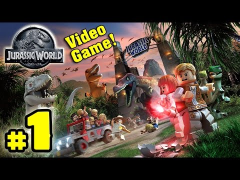 LEGO JURASSIC WORLD! Co-op Part 1 - Raptor Transfer
