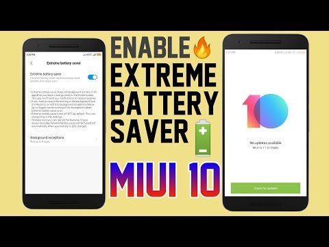 Extreme Battery Saver on Miui 10 Global Stable: Battery Savings Trick🔥 Video