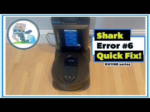 Shark Vacuum Error 6 Quick Fix !  |  Shark RV1100 Series