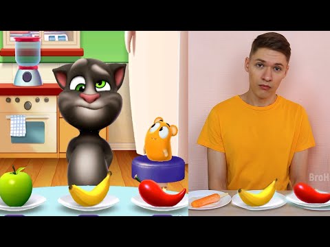 Talking Tom Eating - Repeat After Talking Tom Challenge [Part 10]