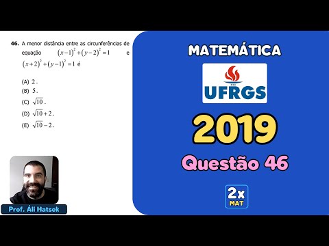 Resolução Matemática UFRGS 2019 - Questão 46 | Matemática em Dobro