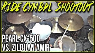 Video thumbnail for Ride Cymbal Shootout - Zildjian Amir vs. Pearl CX-500 by AR Drummer
