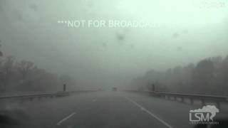1-21-16 Pollock, LA Hailstorm