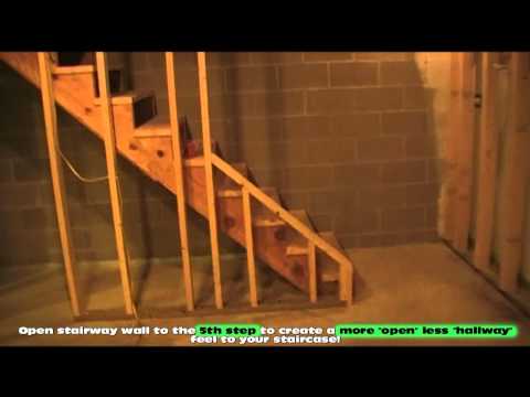 Stairway Wall Design Ideas | D.I.Y. BASEMENT FINISHING BLOG