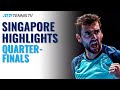 Bublik Battles Nishioka; Cilic, Popyrin Feature | Singapore 2021 Quarter-Final Highlights