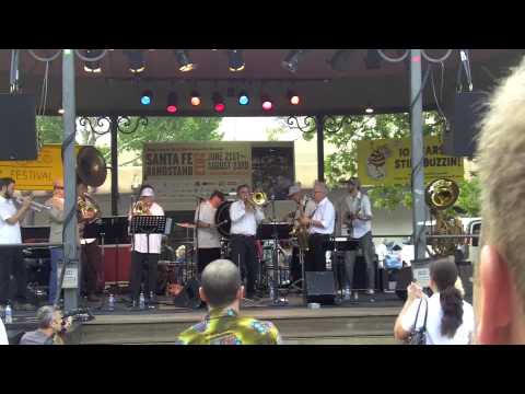 The Mil-Tones Brass Band live on the Santa Fe Bandstand 2013 - 
