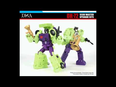 Studio Series 86 Mixmaster & Scavenger DNA entwirft DK-72-Upgrade-Kits Scav Master Transformers