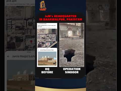 Jaish-e-Mohammed HQ Destroyed 💥 | Indian Army's Precision Strike 🇮🇳🔥#OperationSindoor #JeMDestroyed