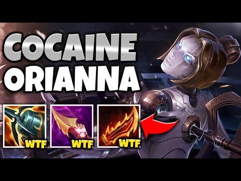 COCAINE ORIANNA AUTOS ARE A LEGIT MACHINE GUN! (4.5 ATTACK SPEED) - League of Legends