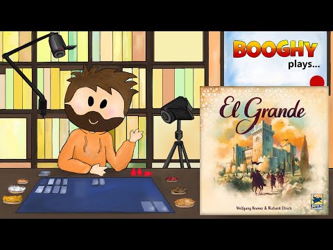 Booghy plays... El Grande(3p, Rules, Playthrough, Review) 