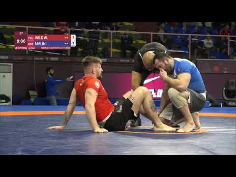 1/4 Men's GP No-Gi - 100 kg: W. WILK (POL) v. I. MALIN (UKR)