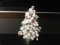 Новогодняя снежная елка. Часть 1/2. Christmas tree out of beads. 