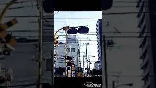 JR青梅線 踏切 昭島駅前 拝島方面側