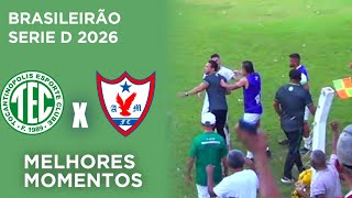 Tocantinopolis x Aguia de Maraba - Gols - Melhores Momentos - Serie D 2026 - 2ª Rodada
