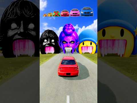 Big & Small Cars VS 67 X Rumi X Pocoyo #beamng