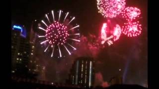 2015-01-01 New Years Eve Fireworks, Bangkok.
