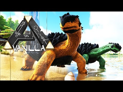 ARK Vanilla EP13 - Começando O Telhado, Casal De Carbonemys E Mais Um Moshops!