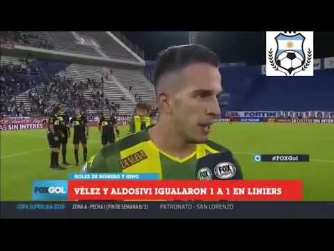 Federico Andrada, jugador de Aldosivi, destacó la actitud mostrada en el segundo tiempo ante Vélez