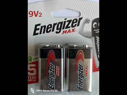 9V Energizer  Alkaline Battery