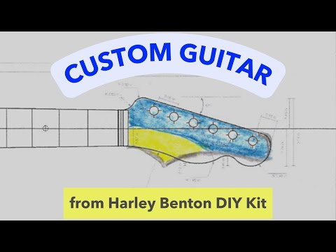 Making a custom Telecaster-style guitar from Harley Benton DIY Kit