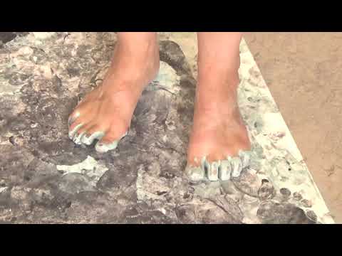 Voetschilderen met Jofke