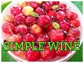 SIMPLE WINE HOW TO MAKE WINE USING CHERRY PLUM