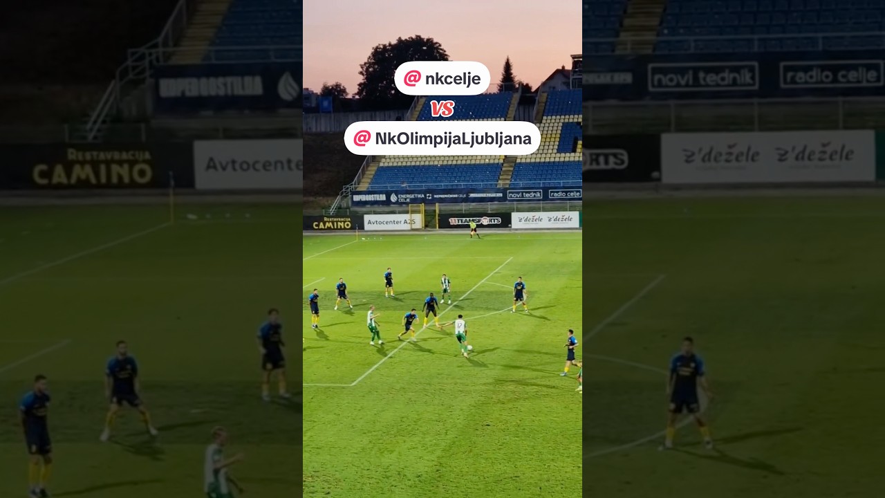NK Celje - NK Olimpija Ljubljana - Highlights - Prva Liga Telemach 26/27 - Round 4, Celje, Slovenia